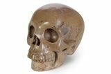 Realistic, Polished Chohua Jasper Skull #382002-1